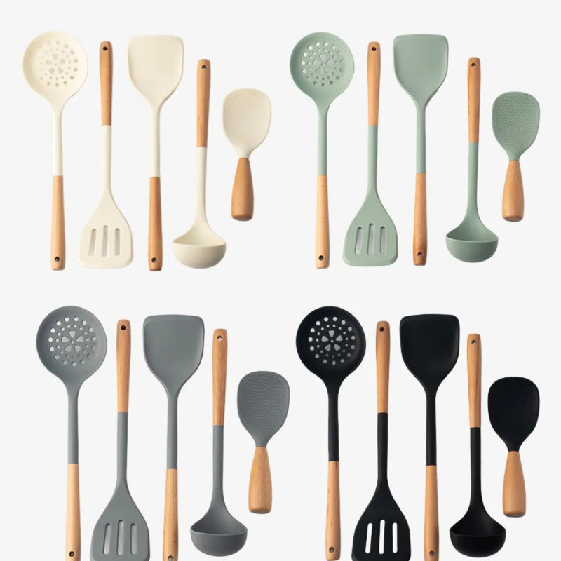 Utensílios de cozinha em silicone