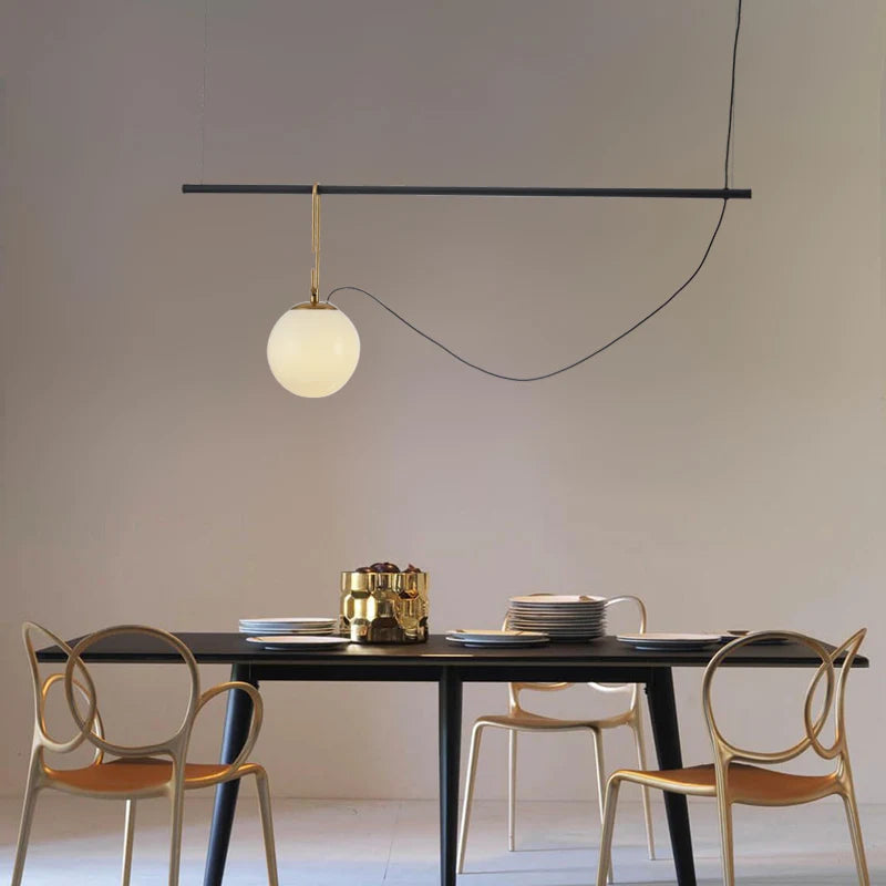 Luminária - Lustre Bola Minimalista
