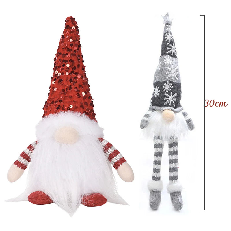 Natal - Gnomos em Peluche com LED