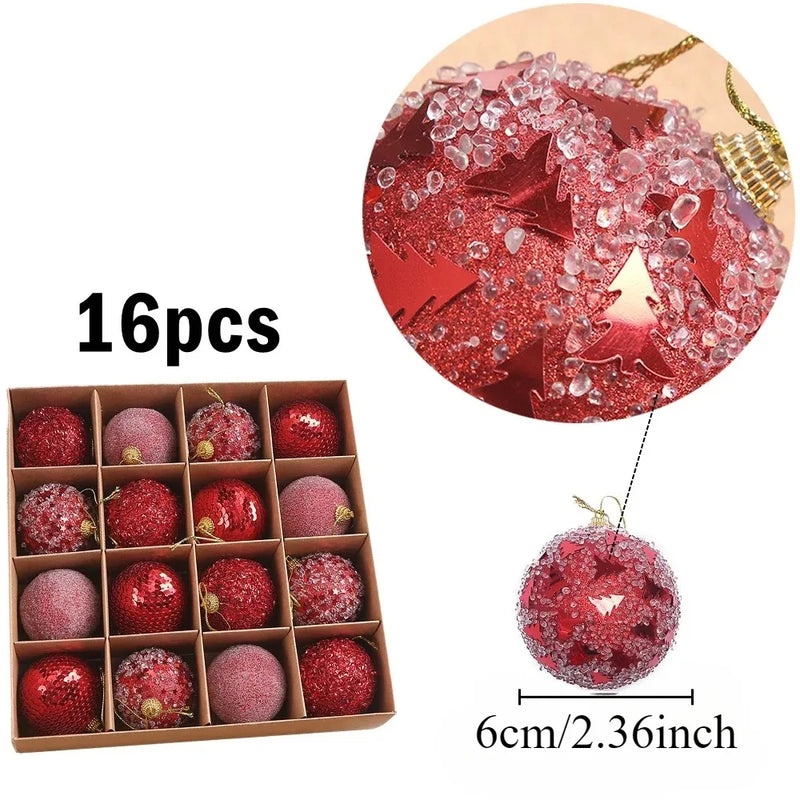 Natal - Enfeites de Natal 16Pcs