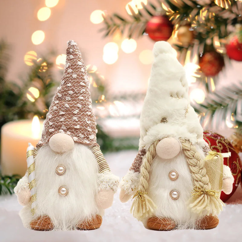 Natal - Gnomos em Peluche com LED