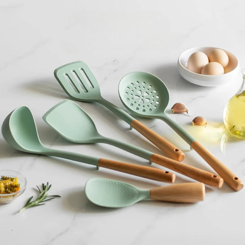 Utensílios de cozinha em silicone