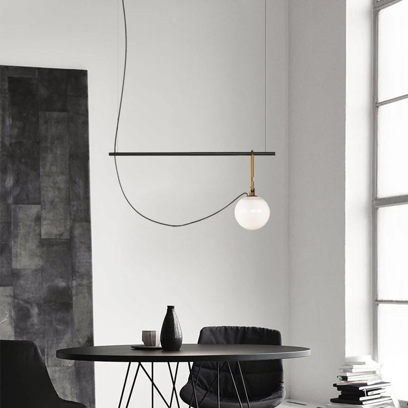 Luminária - Lustre Bola Minimalista
