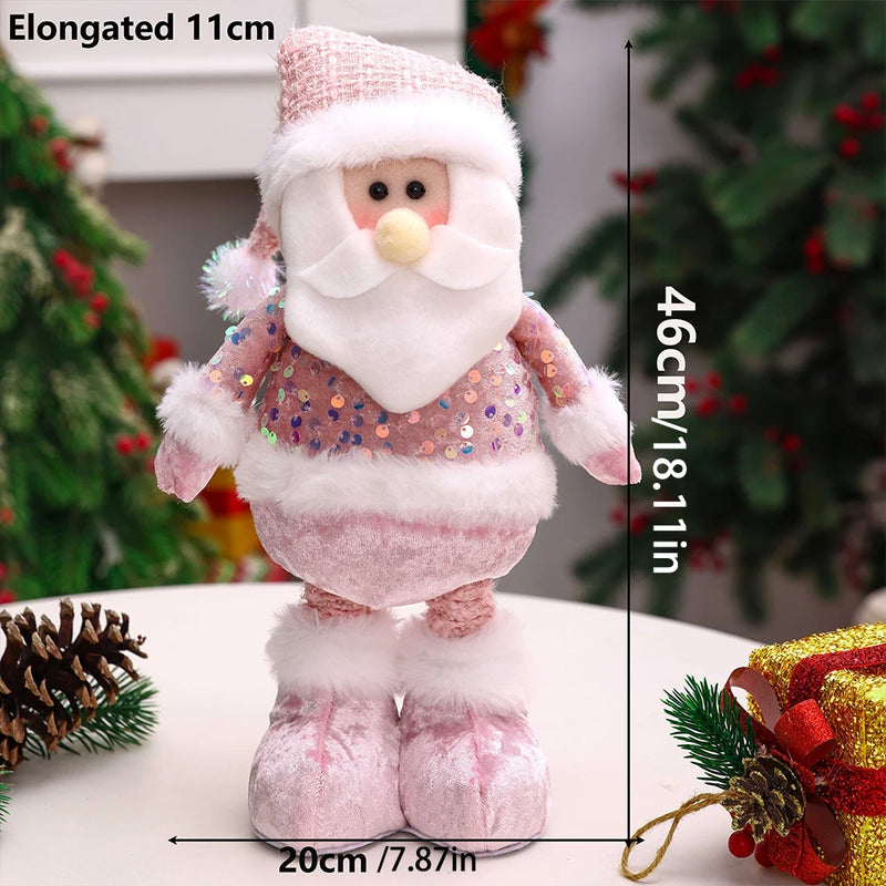 Natal - Bonecos de Neve com Lantejoulas