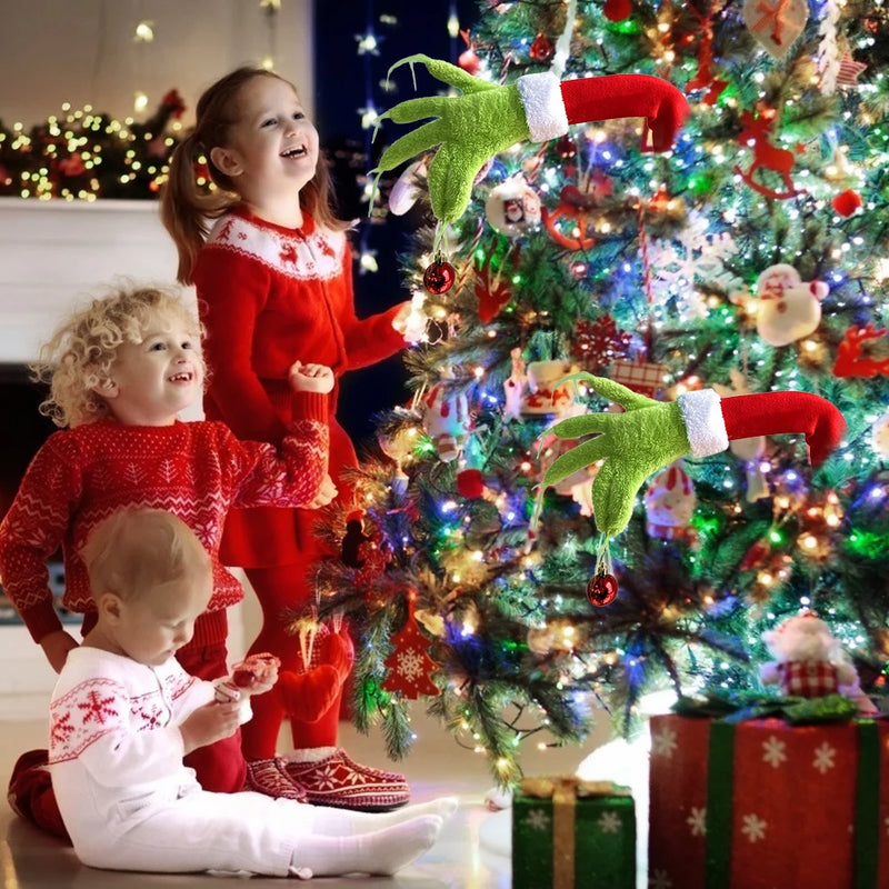 Natal - Guirlanda em peluche