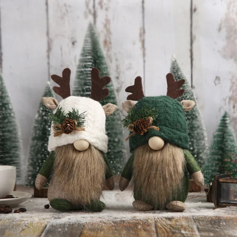 Natal - Gnomos de Natal em Peluche