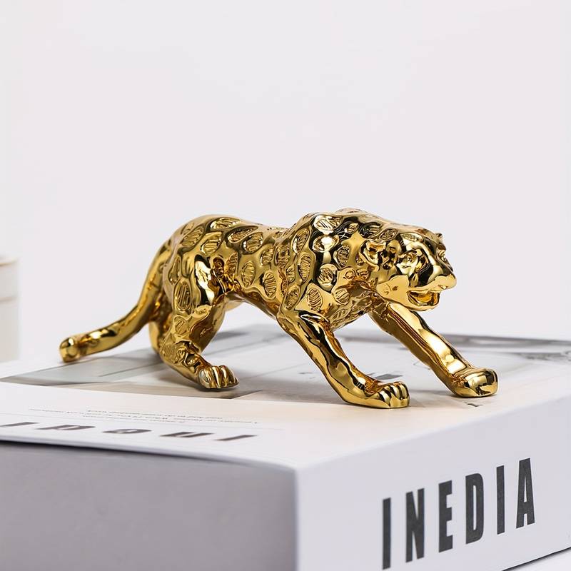 Statue - Golden Leopard