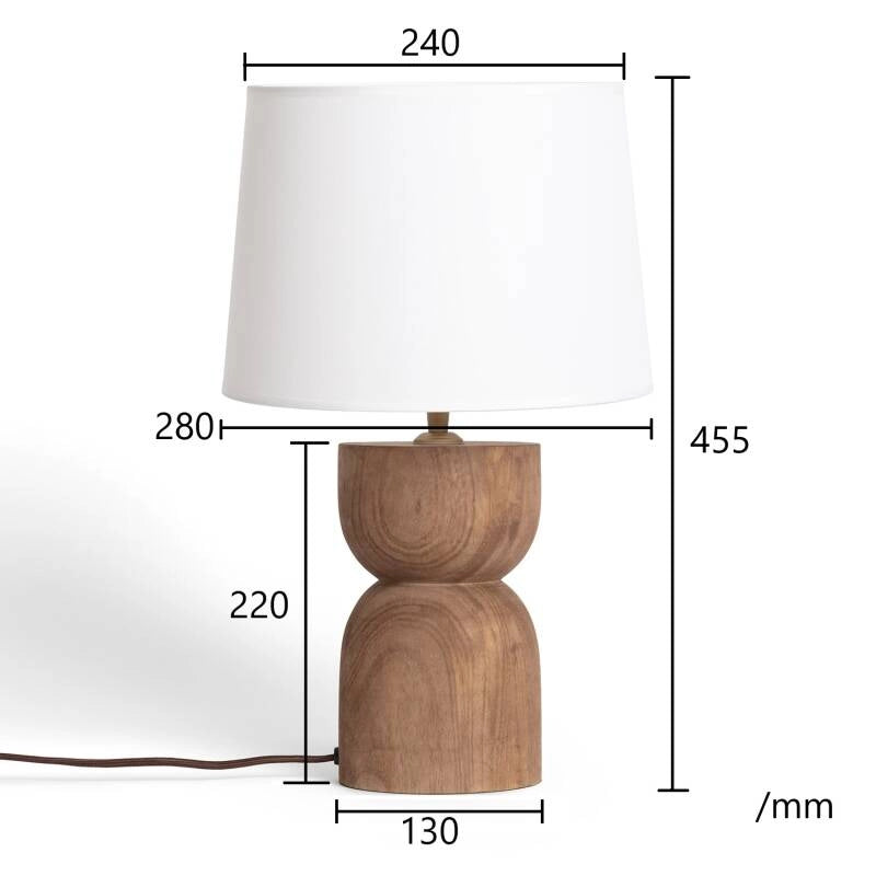 Candeeiro de Mesa Dallas Wood