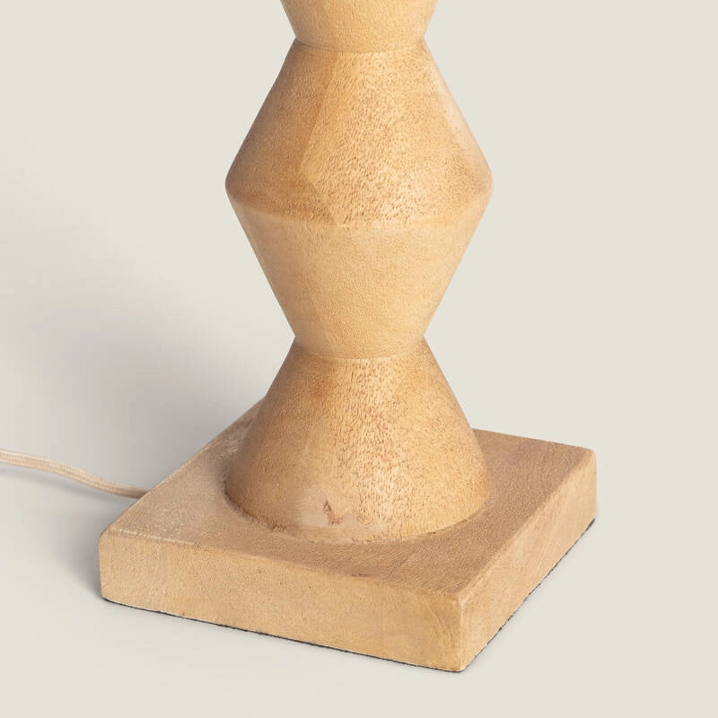 Candeeiro de Mesa Madeira Akesh II