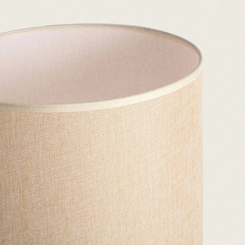 Candeeiro de Mesa Kofin em Madeira e Vidro